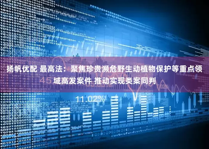 扬帆优配 最高法：聚焦珍贵濒危野生动植物保护等重点领域高发案件 推动实现类案同判